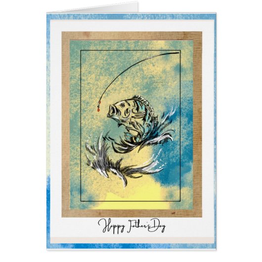 Gelukkige Vaderdag Vist Kaart (Voorkant)