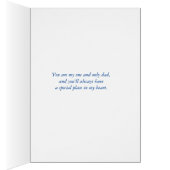 Gelukkige Vaderdag Vist Kaart (Binnen (Rechts))