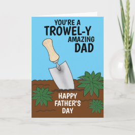 Gelukkige Vaderdag Voor Een Tuinierende Papa Kaart