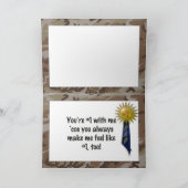 Gelukkige vaderdag voor mijn #1 Pap Kaart (Binnen)