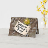 Gelukkige vaderdag voor mijn #1 Pap Kaart (Gele Bloem)