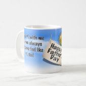 Gelukkige vaderdag voor mijn #1 Pap Koffiemok (Voorkant links)