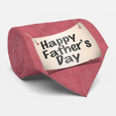 Gelukkige vaderdag voor mijn #1 Pap Stropdas (Opgerold)