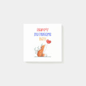 Gelukkige Vaderdag vossen papa cadeau vos vader Post-it® Notes (Voorkant)