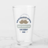Gelukkige Vaderdag - Werelden Grootste Opa Glas (Achterkant)