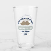 Gelukkige Vaderdag - Werelden Grootste Opa Glas (Voorkant)
