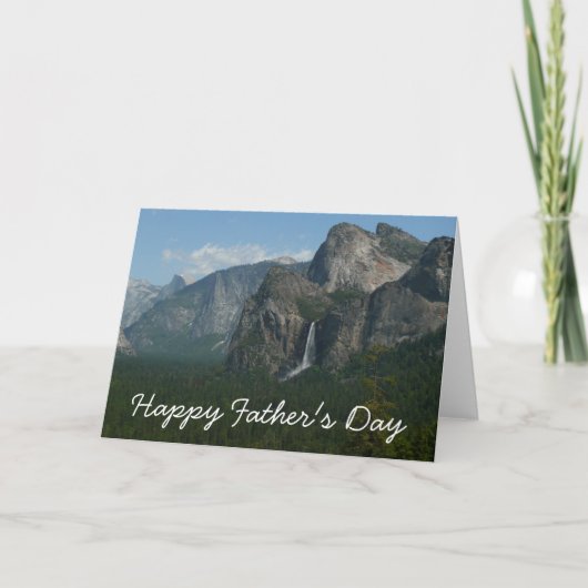Gelukkige Vaderdag Yosemite Kaart (Voorkant)