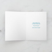 Gelukkige Vaderdag Zoon met Typewriter & Bril Kaart (Binnen)
