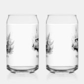 Gelukkige Vaderdag  zorg Blikvorm Glas (Links)