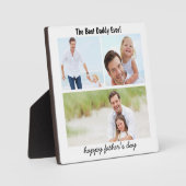 gelukkige vaders dag , 3 foto ' s collage trendvak fotoplaat (Voorkant)