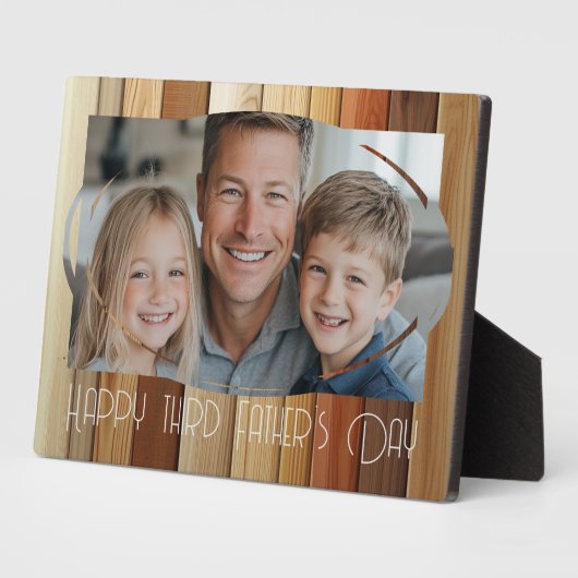 Gelukkige vaders dag aangepaste foto fotoplaat (Zijkant)