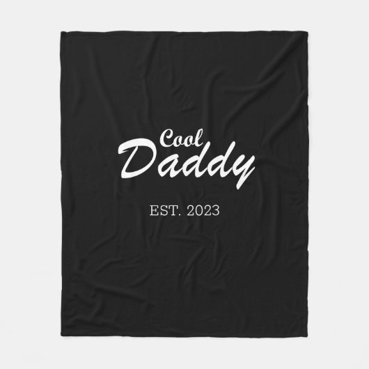 Gelukkige vaders dag beste vader gepersonaliseerde fleece deken (Voorkant)