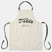 Gelukkige vaders dag beste vader gepersonaliseerde schort (Voorkant)