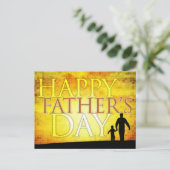 gelukkige vaders dag briefkaart (Staand voorkant)