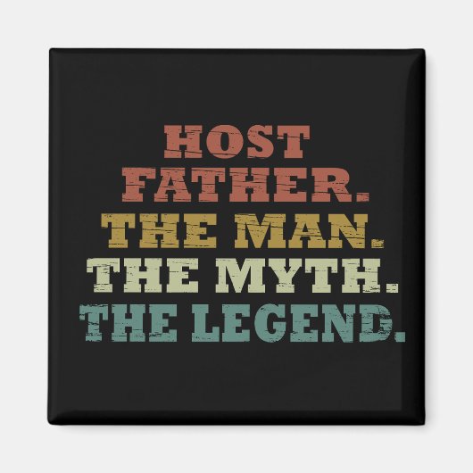 Gelukkige vaders dag cadeau ideeën beste gastheer magneet (Voorkant)