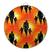 gelukkige vaders dag dartbord (Voorkant)