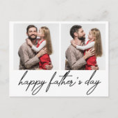 gelukkige vaders dag , feestdag twee foto ' s coll briefkaart (Voorkant)