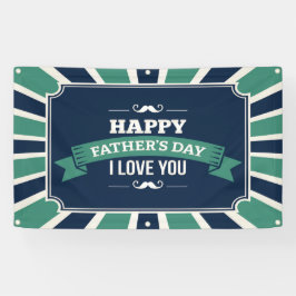 gelukkige vaders dag...Ik hou van je Spandoek