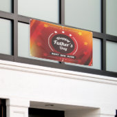 gelukkige vaders dag spandoek (Buitenkant Gebouw)