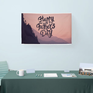 gelukkige vaders dag spandoek