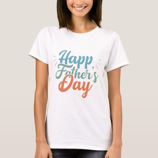gelukkige vaders dag t-shirt (Voorkant)