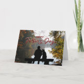 Gelukkige vader's vader van huisdier gevouwen vaka feestdagen kaart (Voorkant)