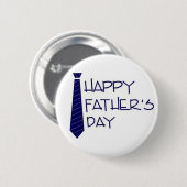 gelukkige vadersdag ronde button 5,7 cm (Voorkant /achterkant)