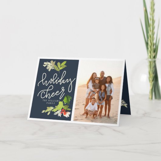 GELUKKIGE VAKANTIE FEESTDAGEN KAART (Voorkant)