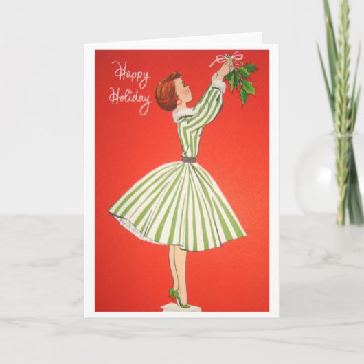 Gelukkige Vakantie! Feestdagen Kaart (Voorkant)