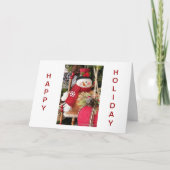 GELUKKIGE VAKANTIE - PERSOONLIJKE / ZAKELIJKE SNEE FEESTDAGEN KAART (Voorkant)