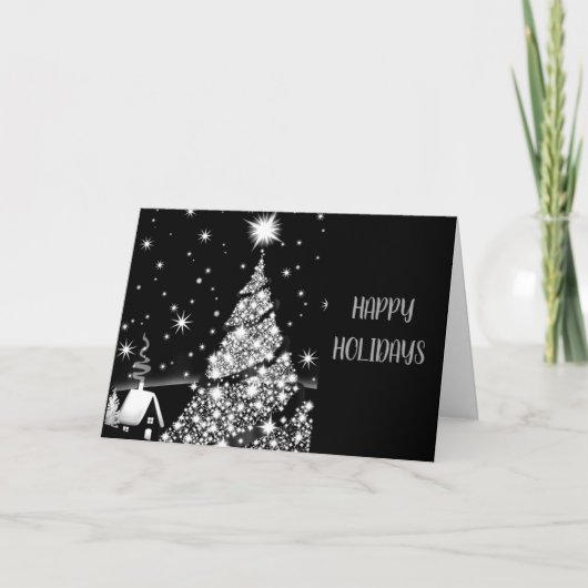 *** GELUKKIGE VAKANTIE VAN ONS HUIS NAAR HET JOUWE FEESTDAGEN KAART (Voorkant)