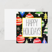 Gelukkige vakantiekaarten (Voorkant / Achterkant)