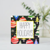 Gelukkige vakantiekaarten (Staand voorkant)