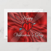 Gelukkige Valentijn' s Dag Feestdagenkaart (Voorkant / Achterkant)