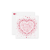 GELUKKIGE VALENTIJN / Briefkaart (Voorkant / Achterkant in situ)