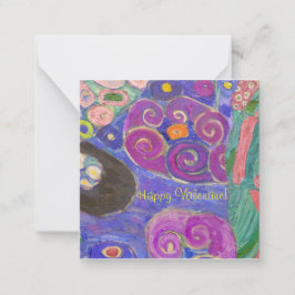 Gelukkige Valentijn! Notitiekaartje