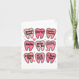 Gelukkige Valentijn Tandarts Tanden Tand Grappig  Kaart