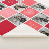 Gelukkige Valentijnsdag 12 fotorooster Sherpa Deken (3/4)