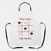 Gelukkige Valentijnsdag 2024 Ideeën - je won mijn  Schort (Voorkant)