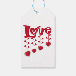 GELUKKIGE VALENTIJNSDAG 2024 LIEFDE ROOD HART CADEAULABEL