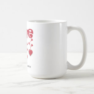 GELUKKIGE VALENTIJNSDAG 2024 LIEFDE ROOD HART KOFFIEMOK