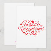 Gelukkige-valentijnsdag-23047305 Platte kerstkaart (Voorkant / Achterkant)