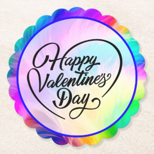 Gelukkige Valentijnsdag-23823 Kartonnen Onderzetters