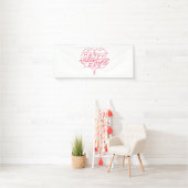 Gelukkige Valentijnsdag 2.5x6 Vinyl Banner (Insitu)