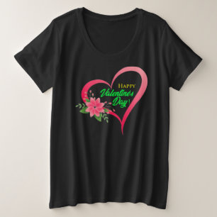 Gelukkige Valentijnsdag-53816 Grote Maat T-shirt