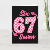 Gelukkige Valentijnsdag 67 Meme Hearts Coquette St Kaart (Voorkant)