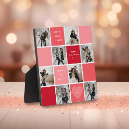 Gelukkige Valentijnsdag 8 fotorooster Fotoplaat