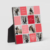 Gelukkige Valentijnsdag 8 fotorooster Fotoplaat (Voorkant)