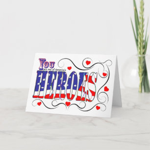 Gelukkige Valentijnsdag aan Één van de Helden van Feestdagen Kaart