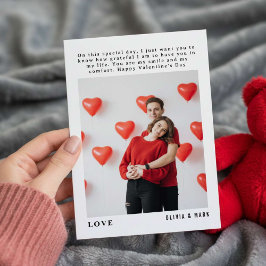 Gelukkige Valentijnsdag aangepaste fotocollage Feestdagenkaart